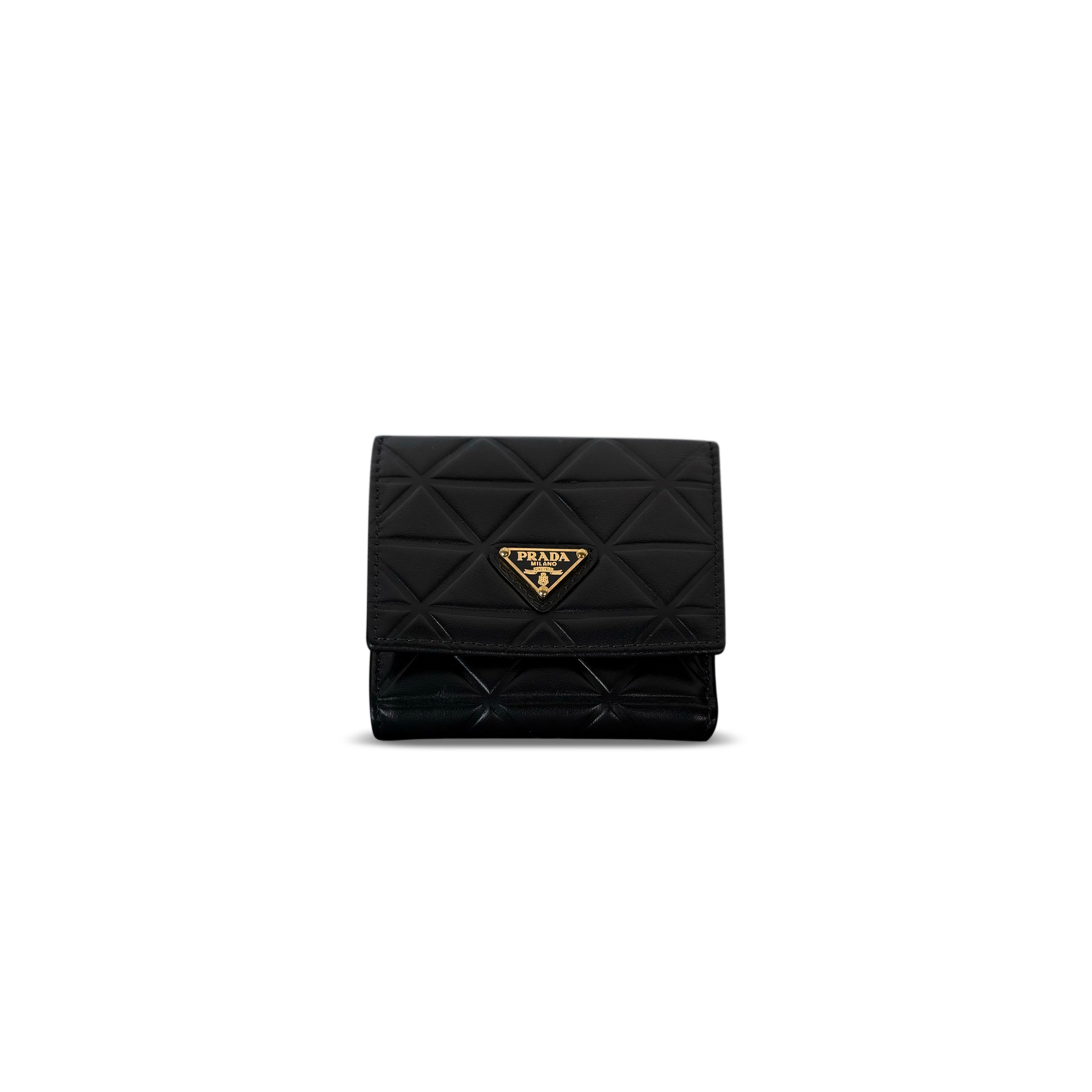 PRADA SMALL LEATHER WALLET 1MH043 (10*8.5cm)